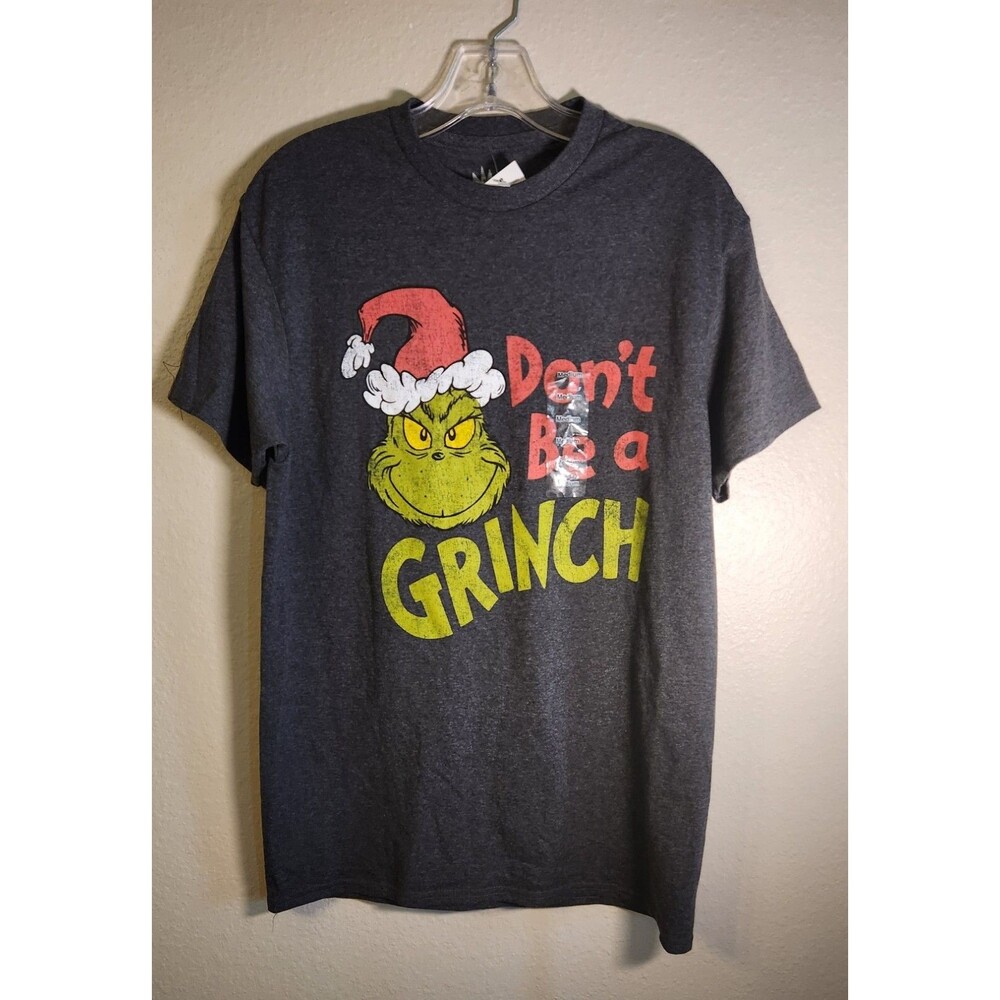 Dr Seuss Dont Be A Grinch Christmas T Shirt Unisex Med.